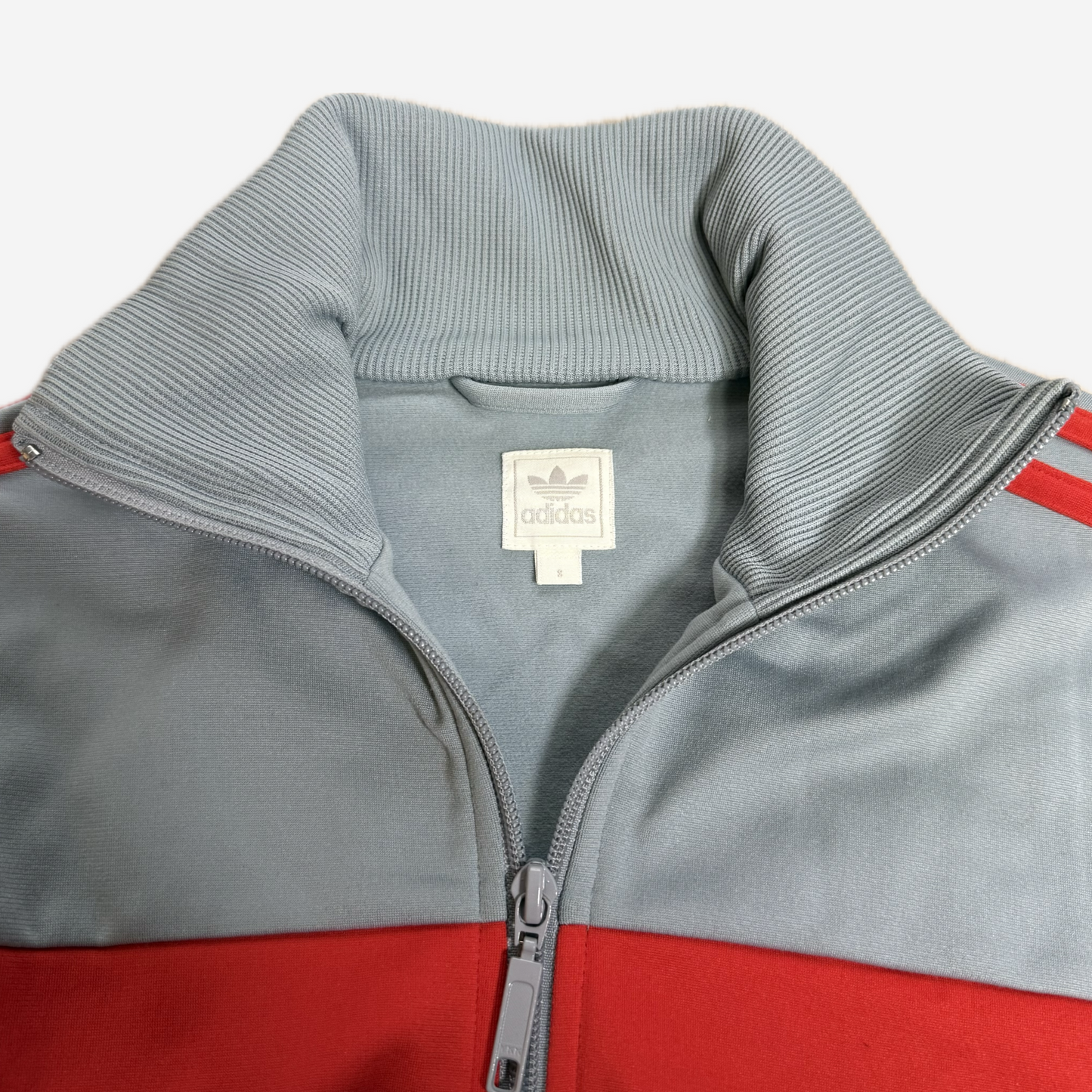 Grey Orange adidas Trefoil Track Jacket