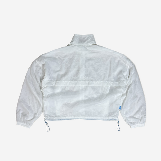 Puma White Cropped Nylon Jacket