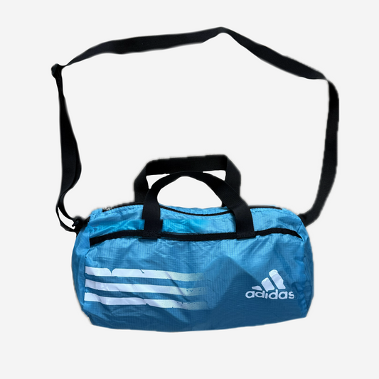 Blue adidas Logo Mini Duffle Bag