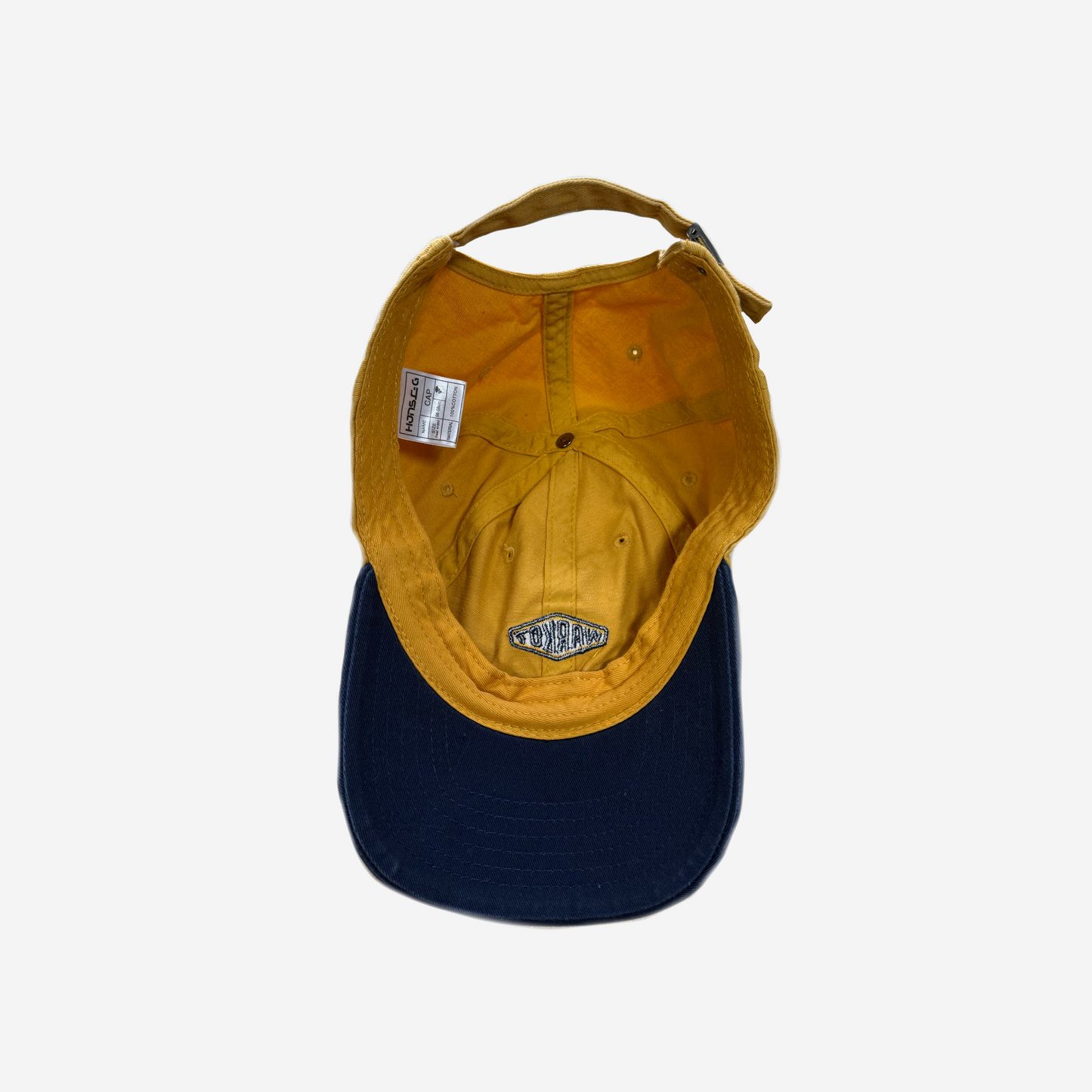 Mustard WARK07 Logo Two-Tone Baseball Cap