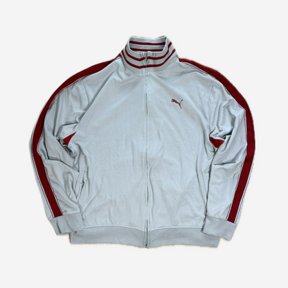 White Puma Stripe Track Jacket