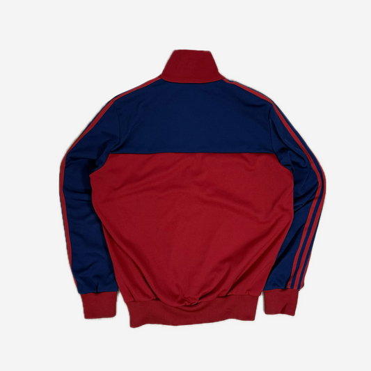 Red Navy adidas Three-Stripe Track Jacket