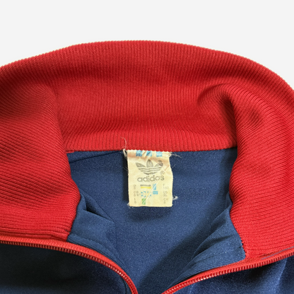 Red Navy adidas Three-Stripe Track Jacket