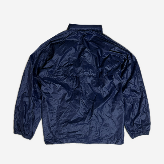 90s Adidas Navy Stripe Nylon Track Jacket