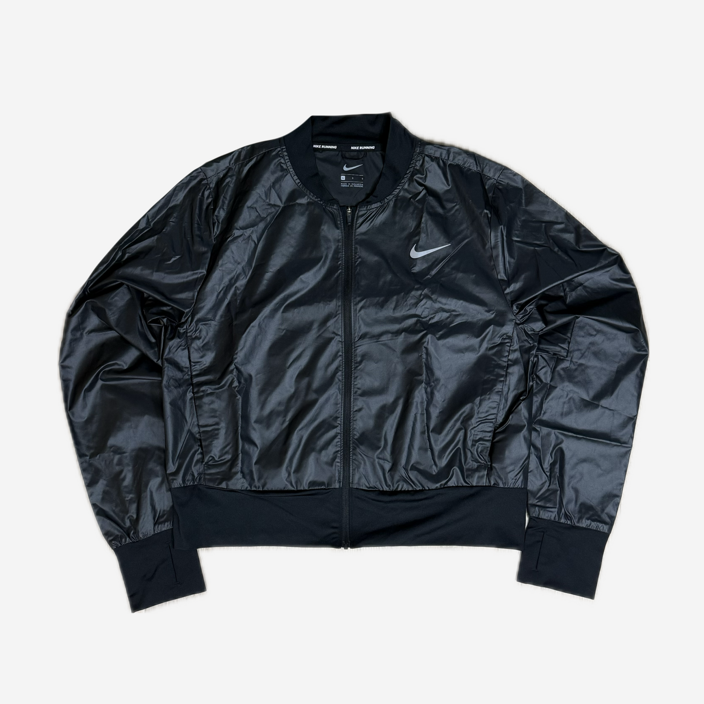 Nike Black Running Nylon Jacket
