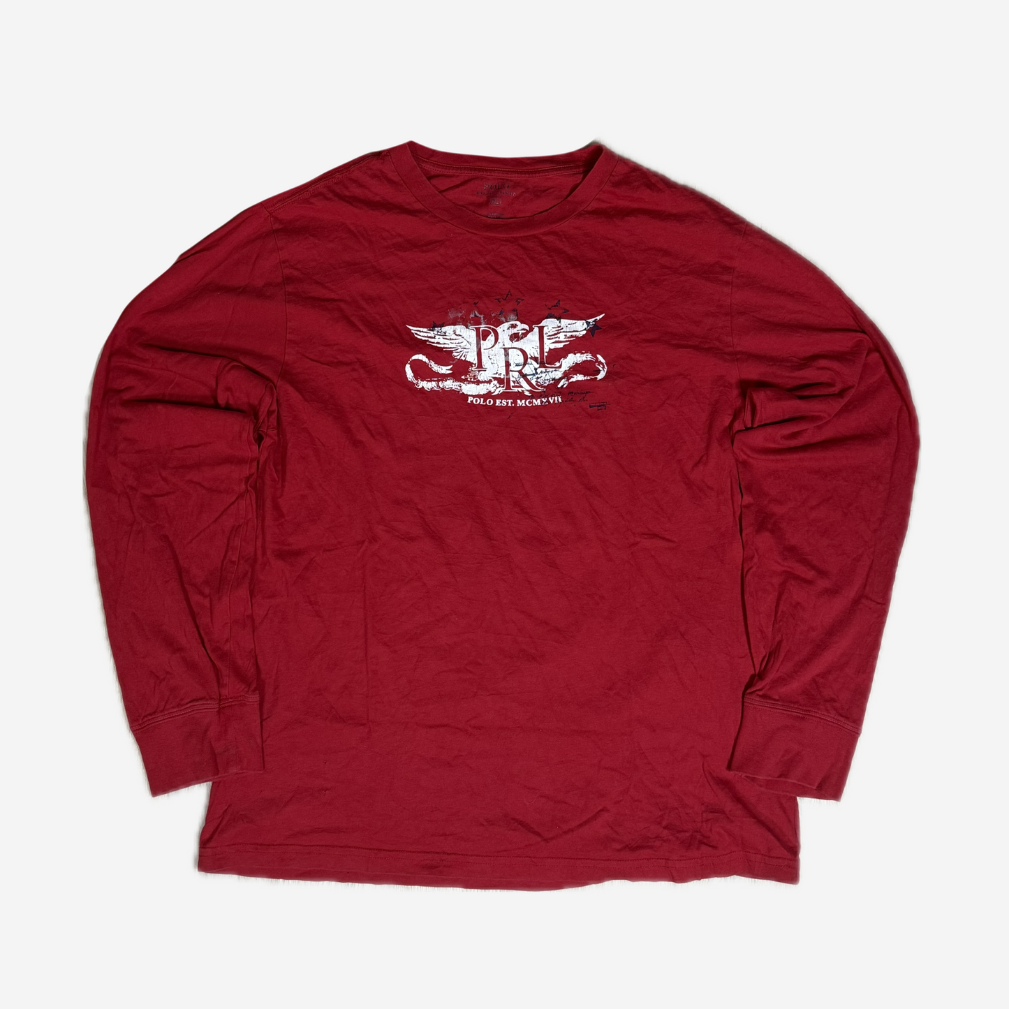 Polo Red PRL Wing Logo Long Sleeve T-Shirt