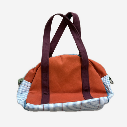 814 Mesh Mini Boston Bag Orange
